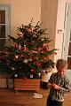 2013-12-14 Zelie mange du pain, les garcons decore le sapin 012